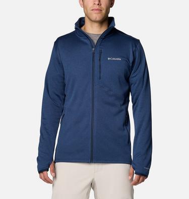 Men's Park View Fleece Jacket, Color: Collegiate Navy Heather, image 5