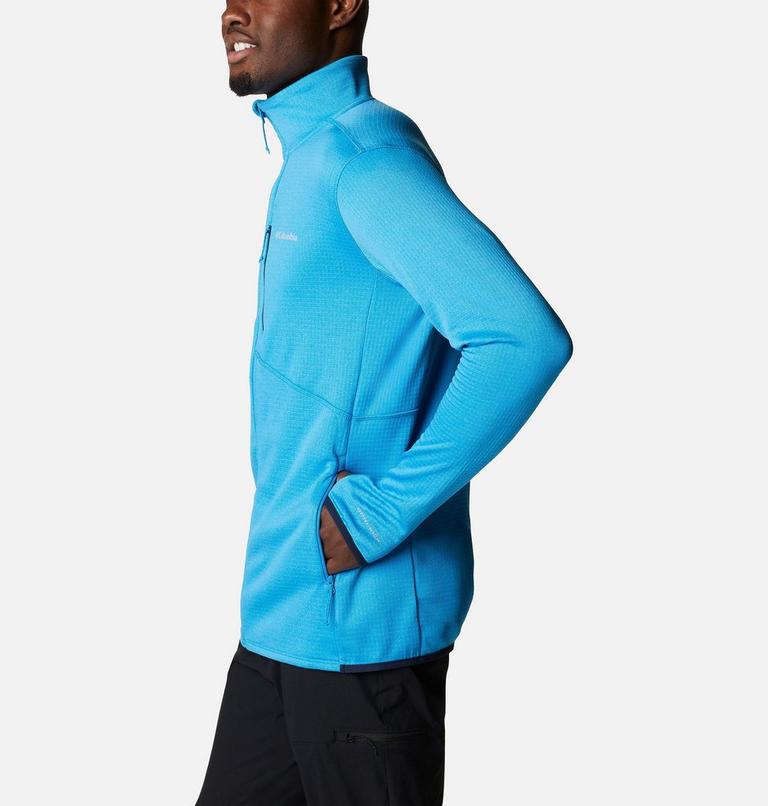 Park View Fleece Full Zip | 491 | S, Color: Compass Blue Heather, image 3