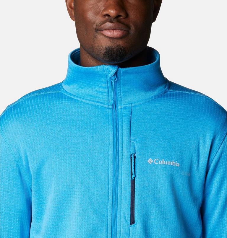 Park View Fleece Full Zip | 491 | S, Color: Compass Blue Heather, image 4