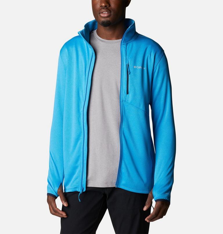 Park View Fleece Full Zip | 491 | S, Color: Compass Blue Heather, image 7