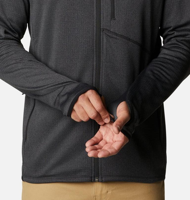 Men's Park View Fleece Jacket - Extended Size, Color: Black Heather, image 6