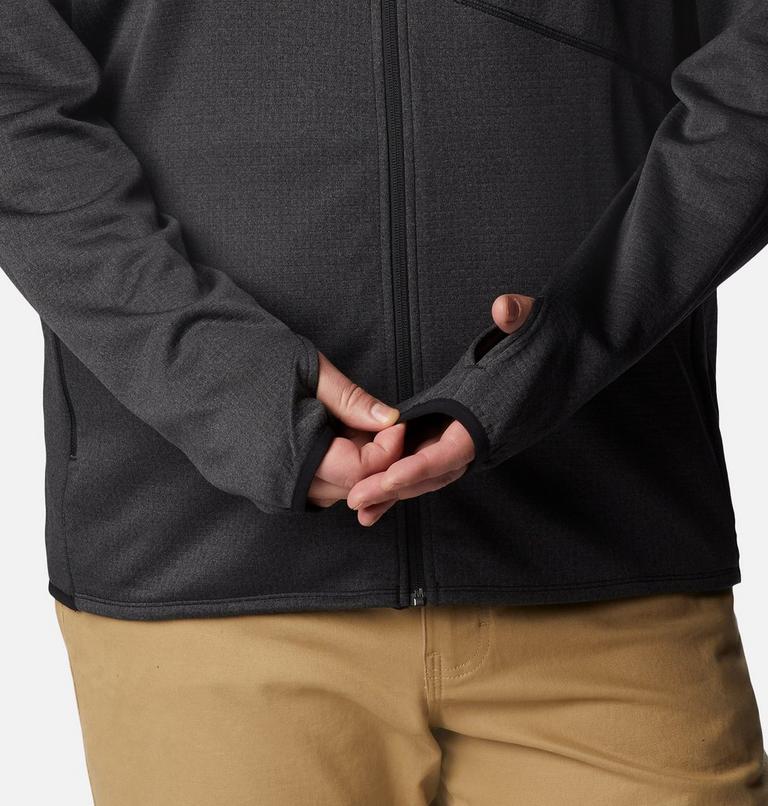 Men's Park View Fleece Jacket - Extended Size, Color: Black Heather, image 7
