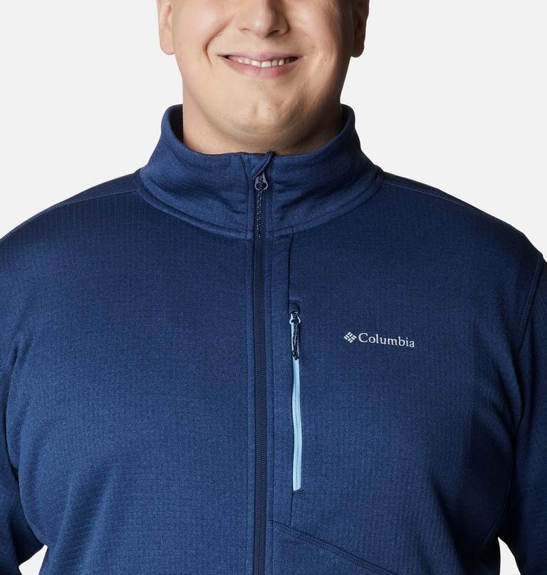 Men's Park View Fleece Jacket - Extended Size, Color: Collegiate Navy Heather, image 4