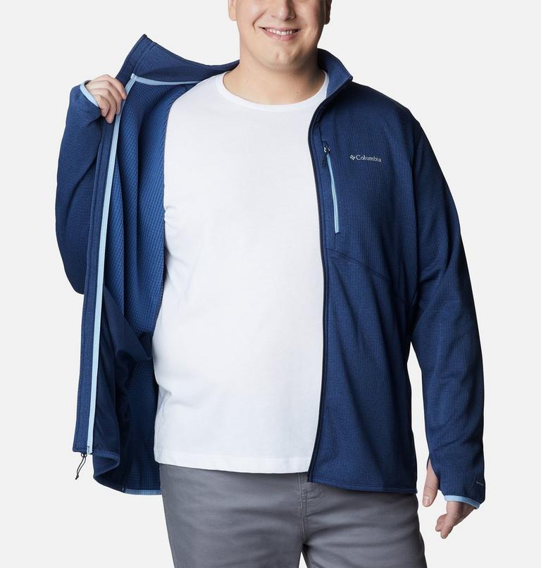 Men's Park View Fleece Jacket - Extended Size, Color: Collegiate Navy Heather, image 5