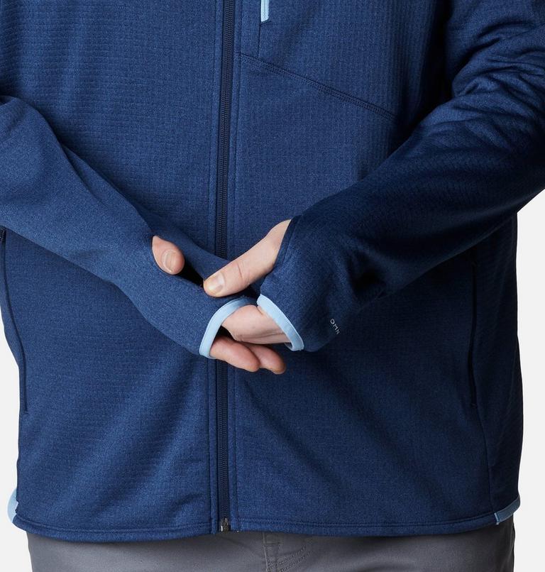 Men's Park View Fleece Jacket - Extended Size, Color: Collegiate Navy Heather, image 7