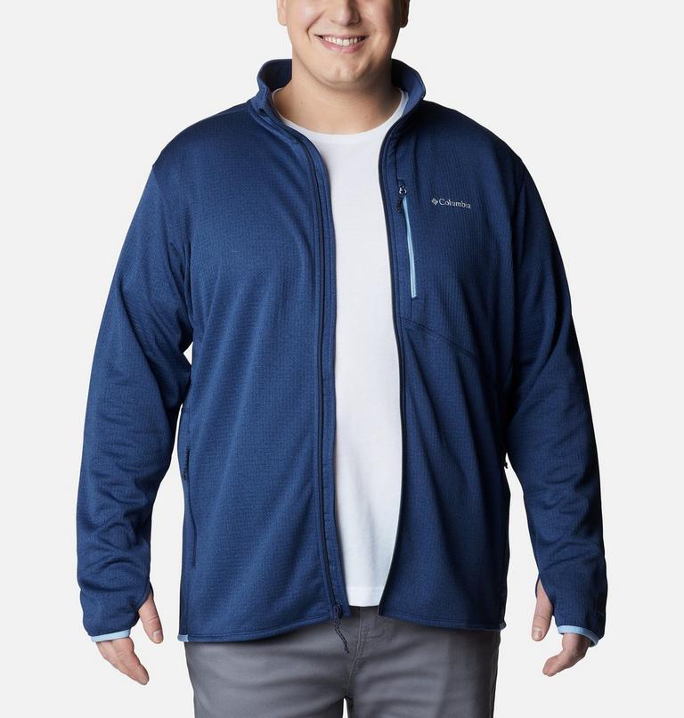 Men's Park View Fleece Jacket - Extended Size, Color: Collegiate Navy Heather, image 8