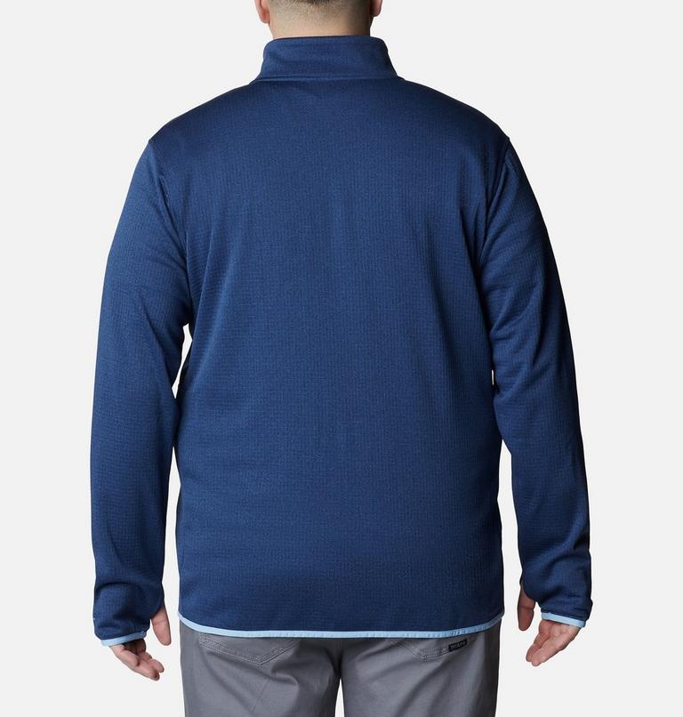 Men's Park View Fleece Jacket - Extended Size, Color: Collegiate Navy Heather, image 2