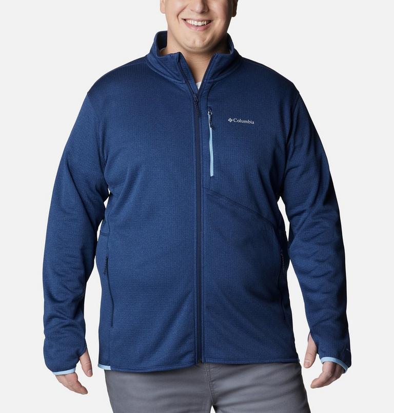 Men's Park View Fleece Jacket - Extended Size, Color: Collegiate Navy Heather, image 1