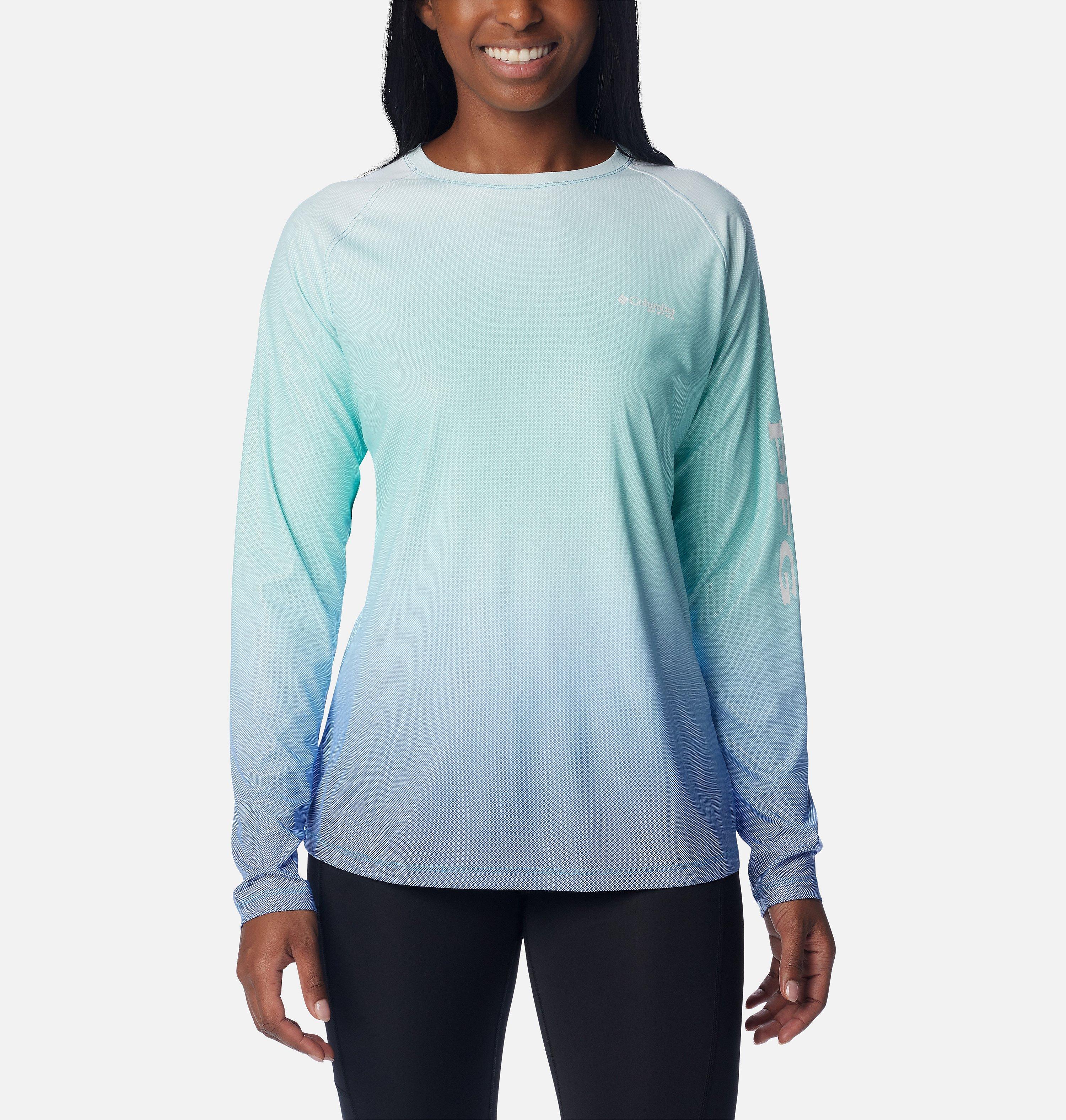 Women's PFG Tidal Deflector Printed Long Sleeve Shirt 1