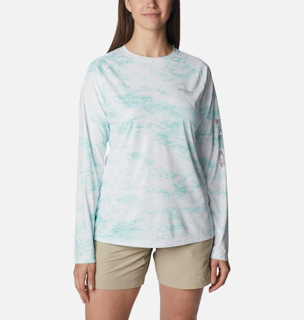 Women's PFG Tidal Deflector™ Printed Long Sleeve Shirt 1
