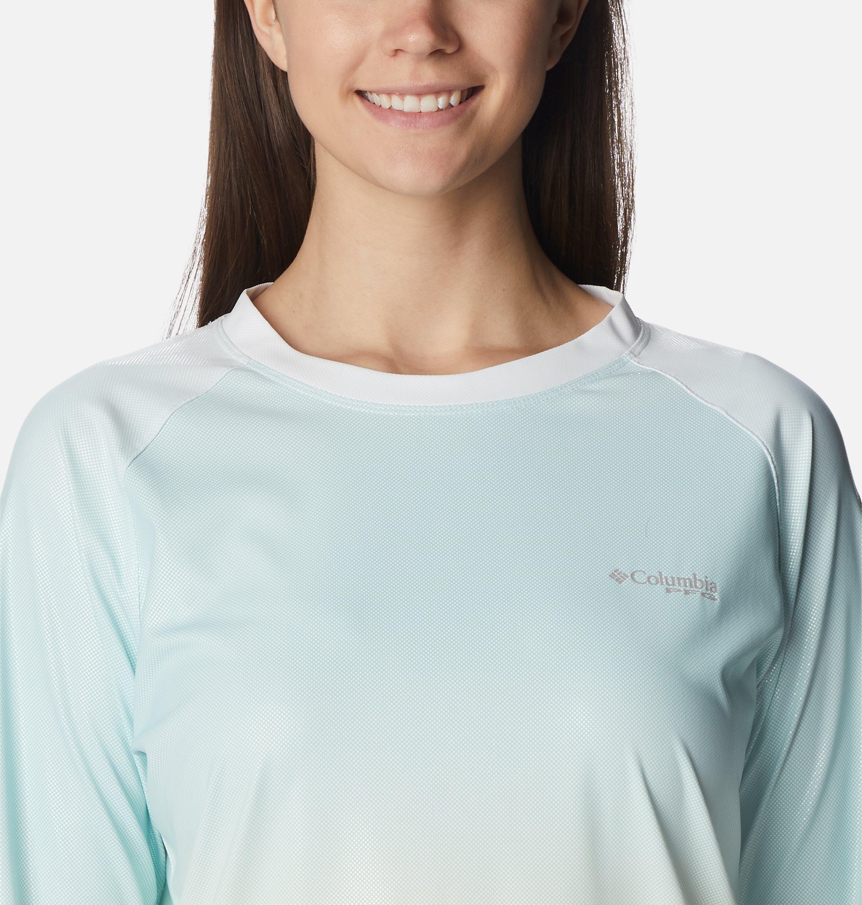 Women's PFG Tidal Deflector Printed Long Sleeve Shirt 4