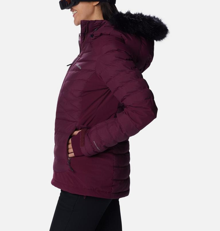 Women's Bird Mountain Ski Synthetic Down Jacket, Color: Marionberry, image 3
