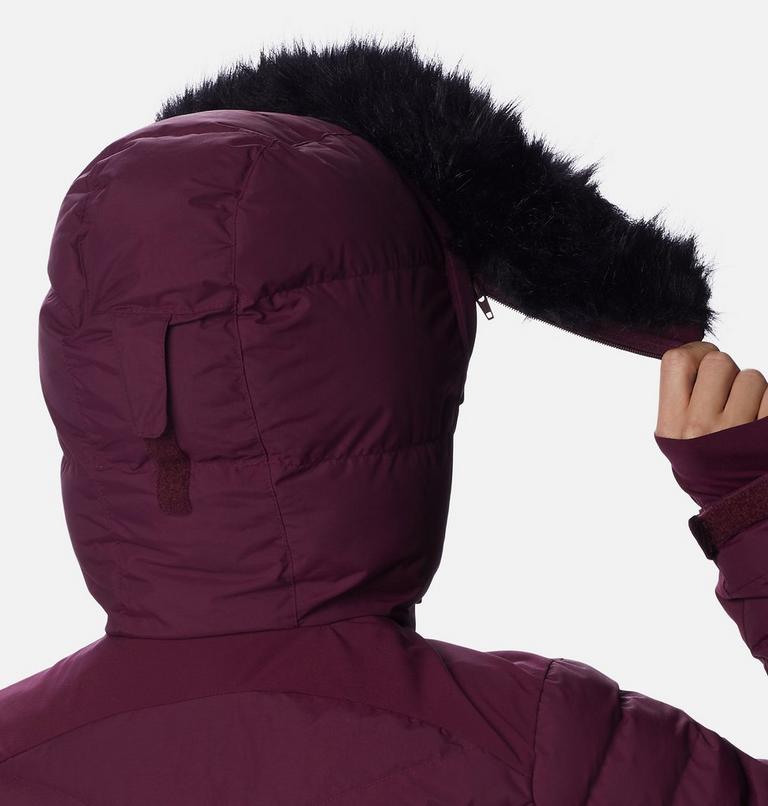 Women's Bird Mountain Ski Synthetic Down Jacket, Color: Marionberry, image 7