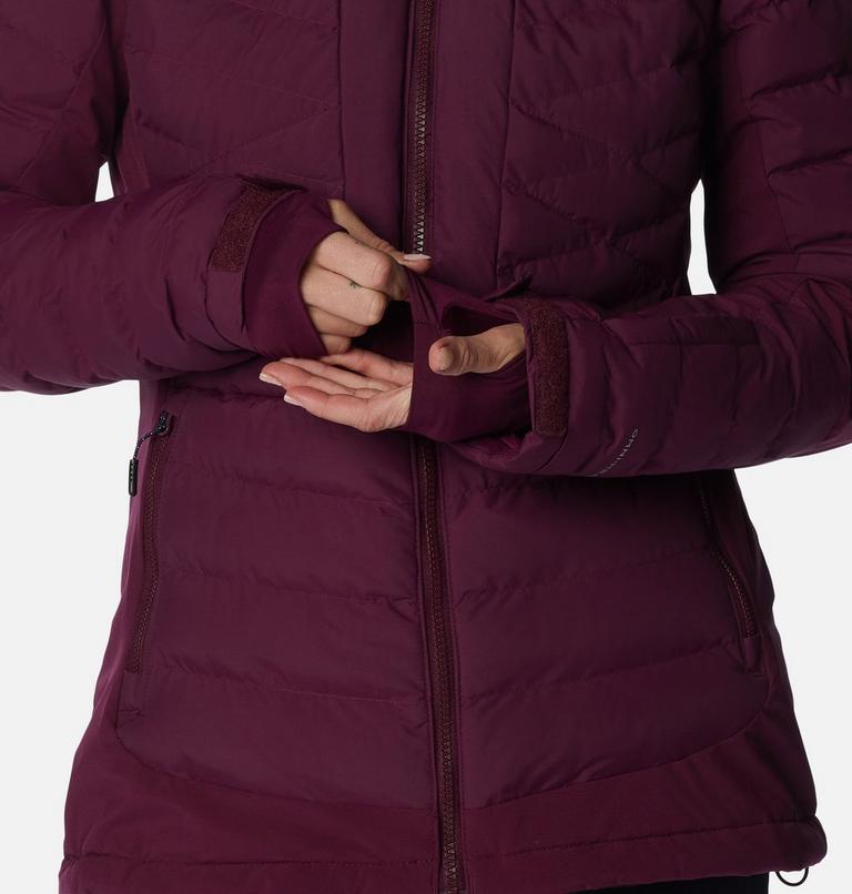 Women's Bird Mountain Ski Synthetic Down Jacket, Color: Marionberry, image 9