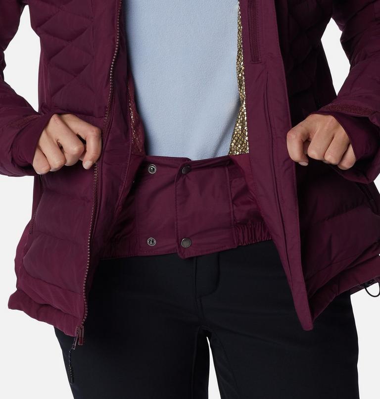 Women's Bird Mountain Ski Synthetic Down Jacket, Color: Marionberry, image 10