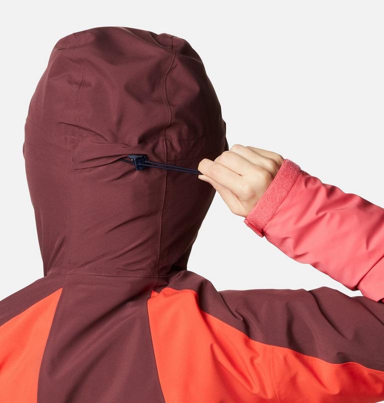 Glacier View Insulated Jacket | 673 | L, Color: Bright Geranium, Bold Orange, Malbec, image 7