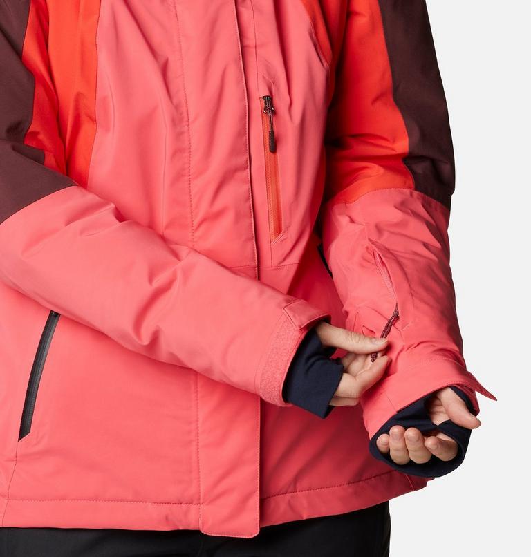 Glacier View Insulated Jacket | 673 | L, Color: Bright Geranium, Bold Orange, Malbec, image 9