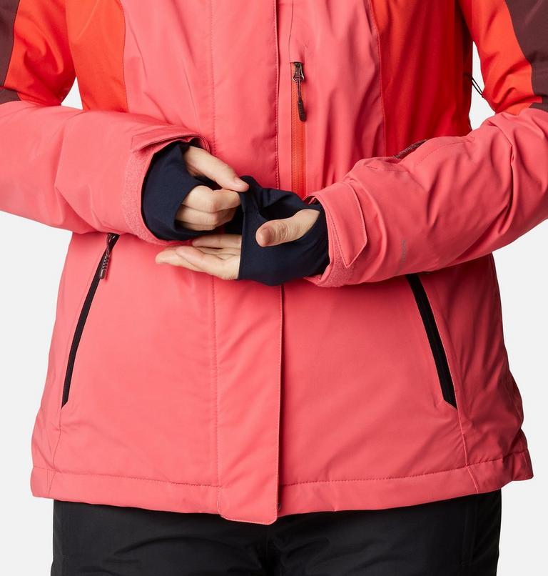 Glacier View Insulated Jacket | 673 | L, Color: Bright Geranium, Bold Orange, Malbec, image 10