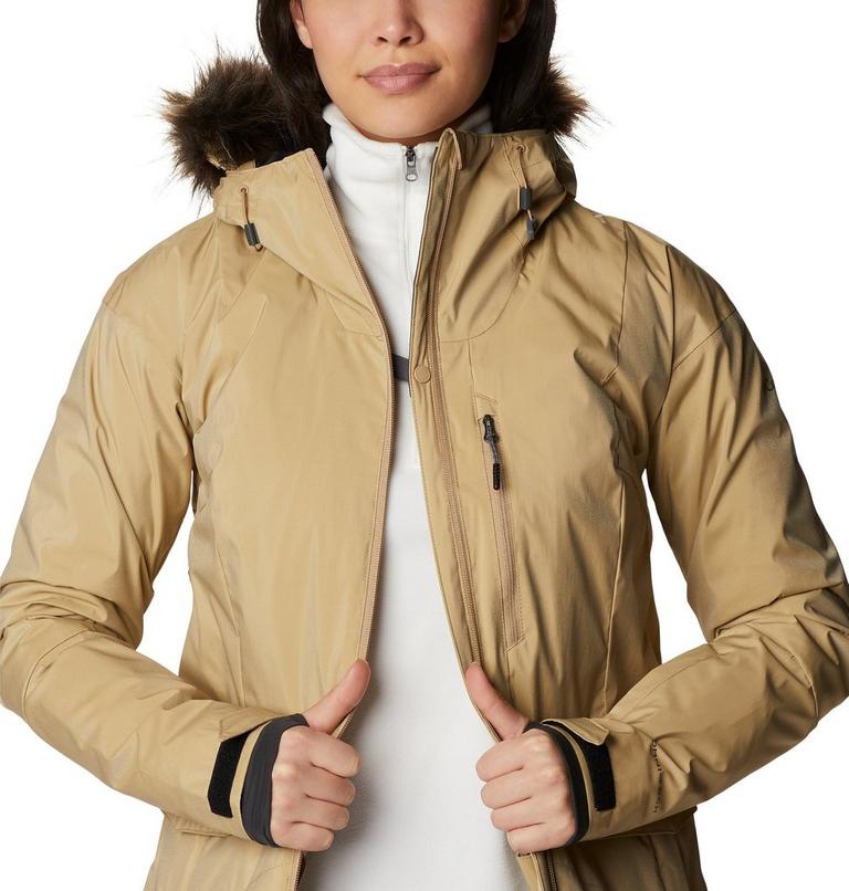 Women's Mount Bindo II Waterproof Ski Jacket, Color: Beach Sheen, image 8