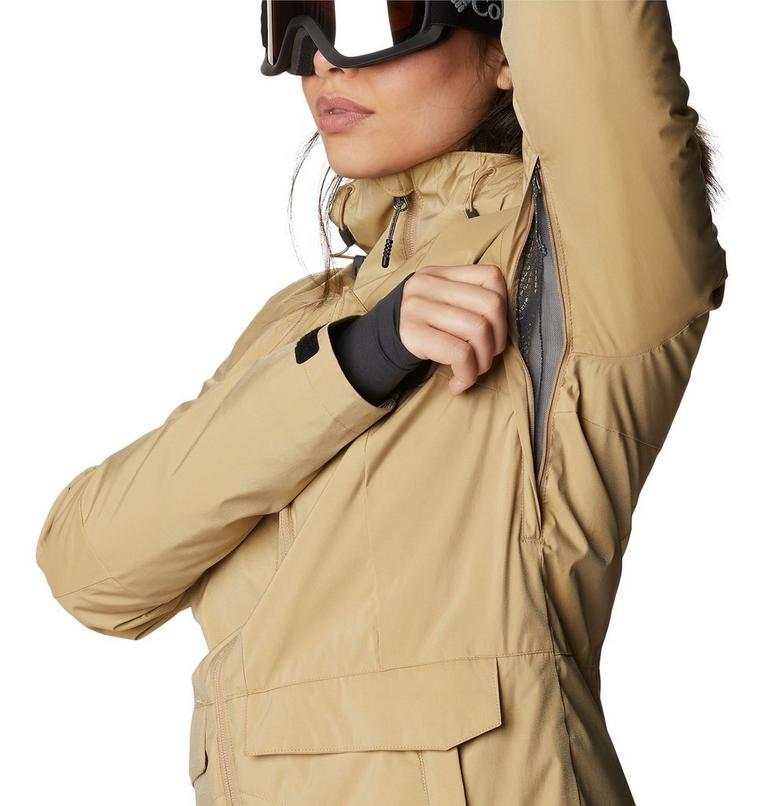 Women's Mount Bindo II Waterproof Ski Jacket, Color: Beach Sheen, image 10