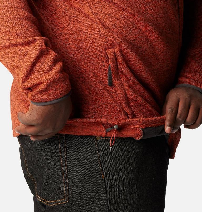 Sweater Weather Full Zip | 849 | 2X, Color: Warp Red Heather, image 6