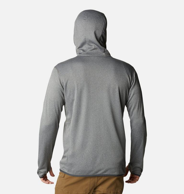 Men's Park View Full Zip Fleece Hoodie, Color: City Grey Heather, image 2