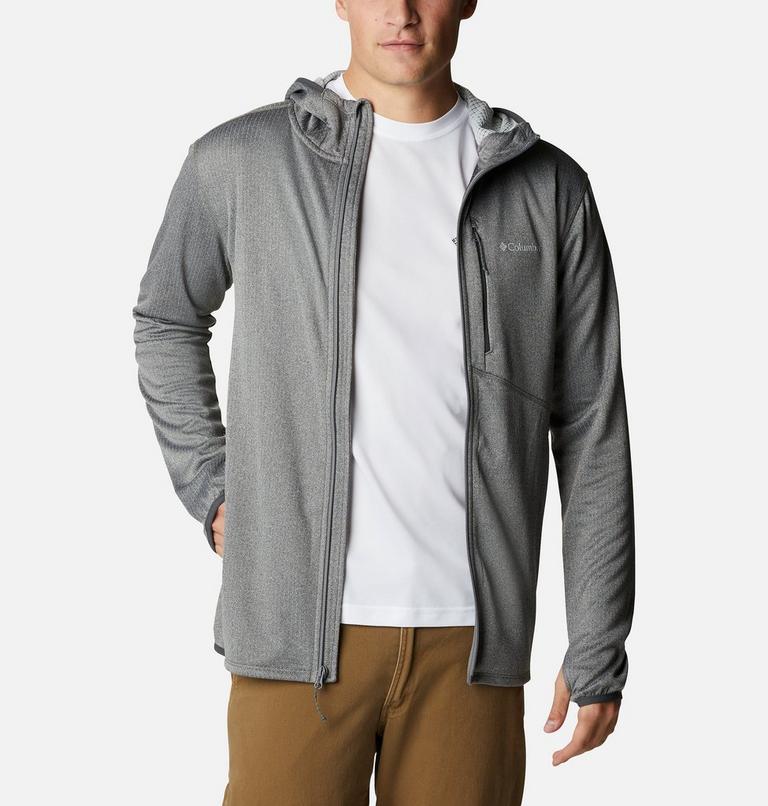 Men's Park View Full Zip Fleece Hoodie, Color: City Grey Heather, image 1