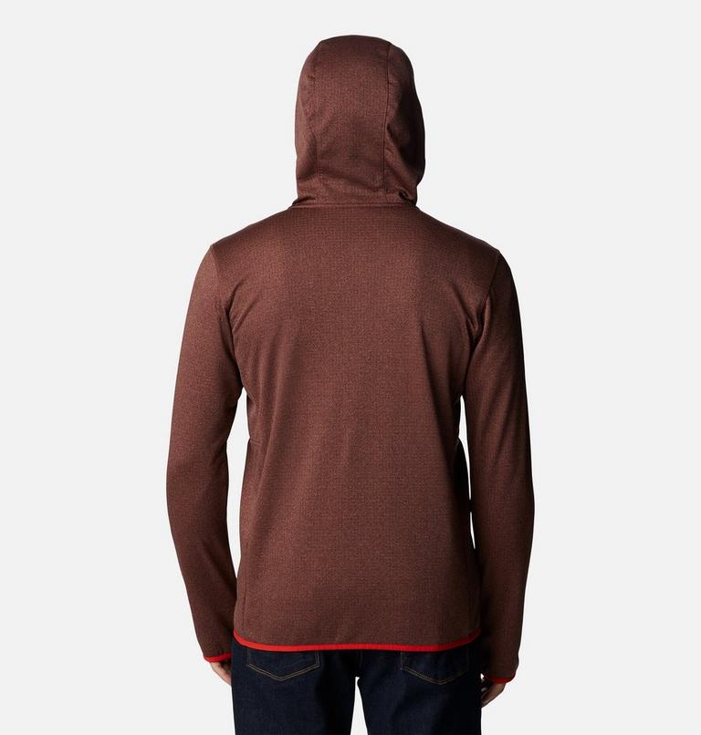 Men's Park View Full Zip Fleece Hoodie, Color: Light Raisin Heather, image 2