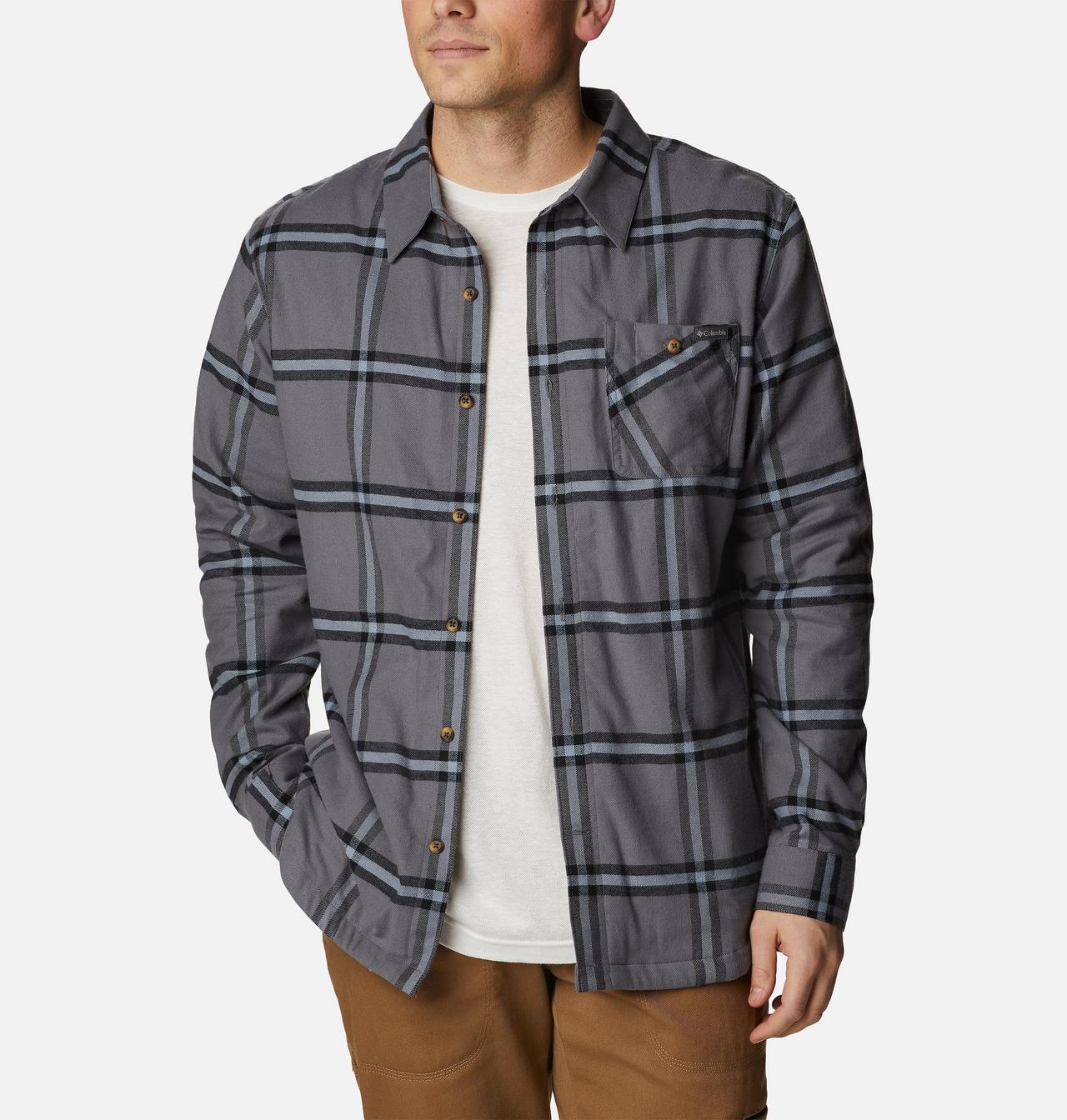 Men's Cornell Woods™ Fleece Lined Flannel Shirt 7