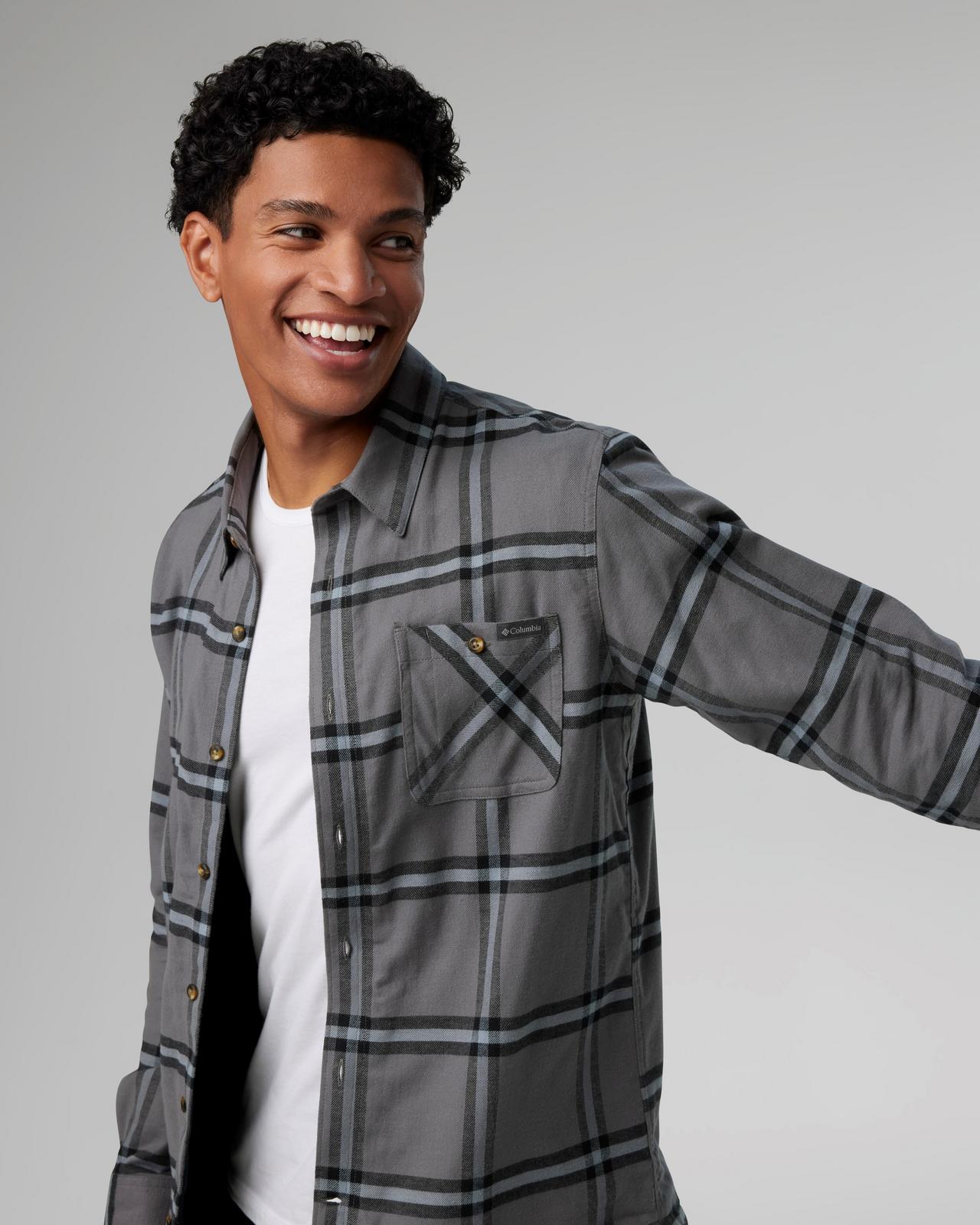 Men's Cornell Woods™ Fleece Lined Flannel Shirt 8