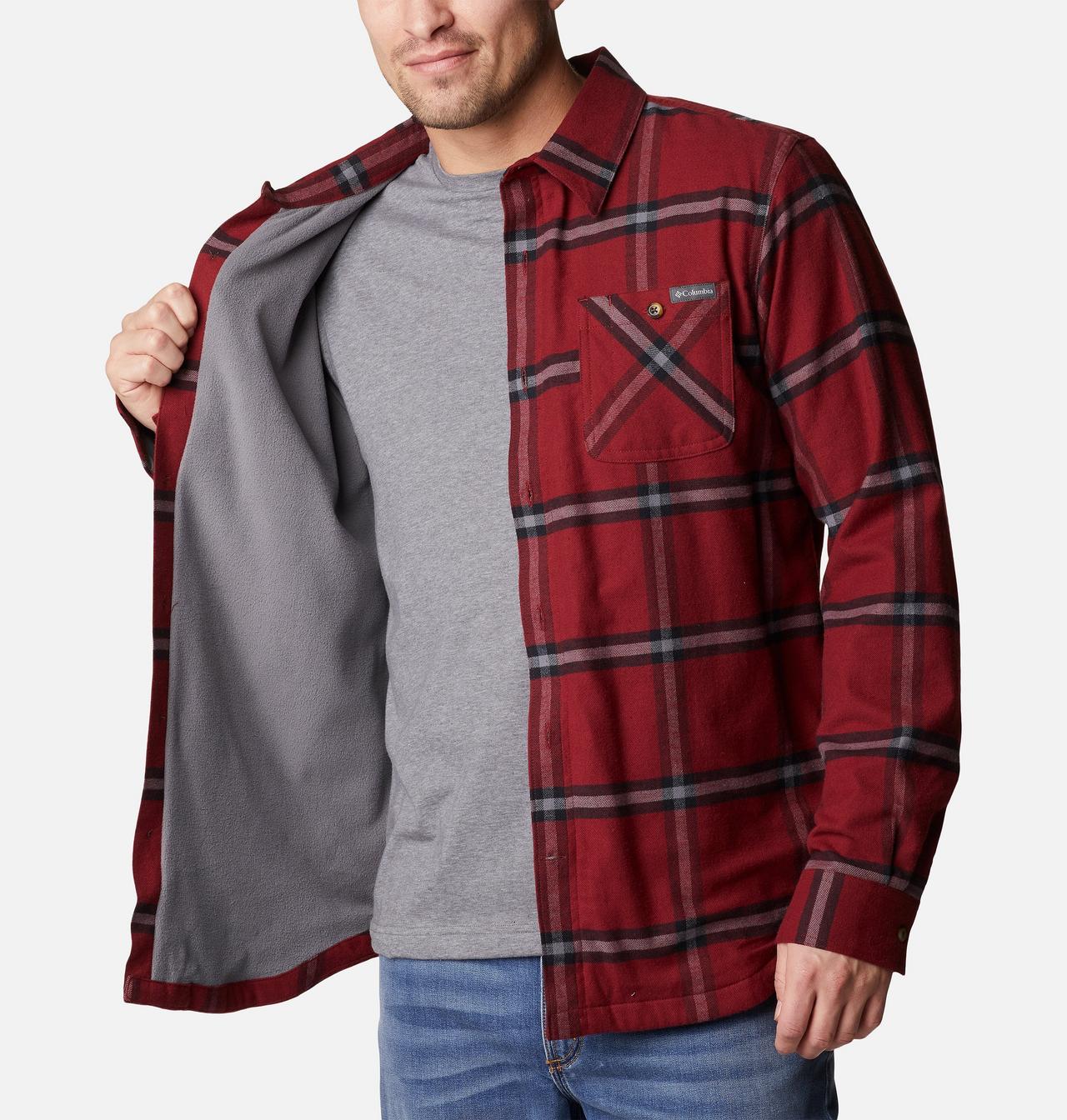 Men's Cornell Woods™ Fleece Lined Flannel Shirt 5