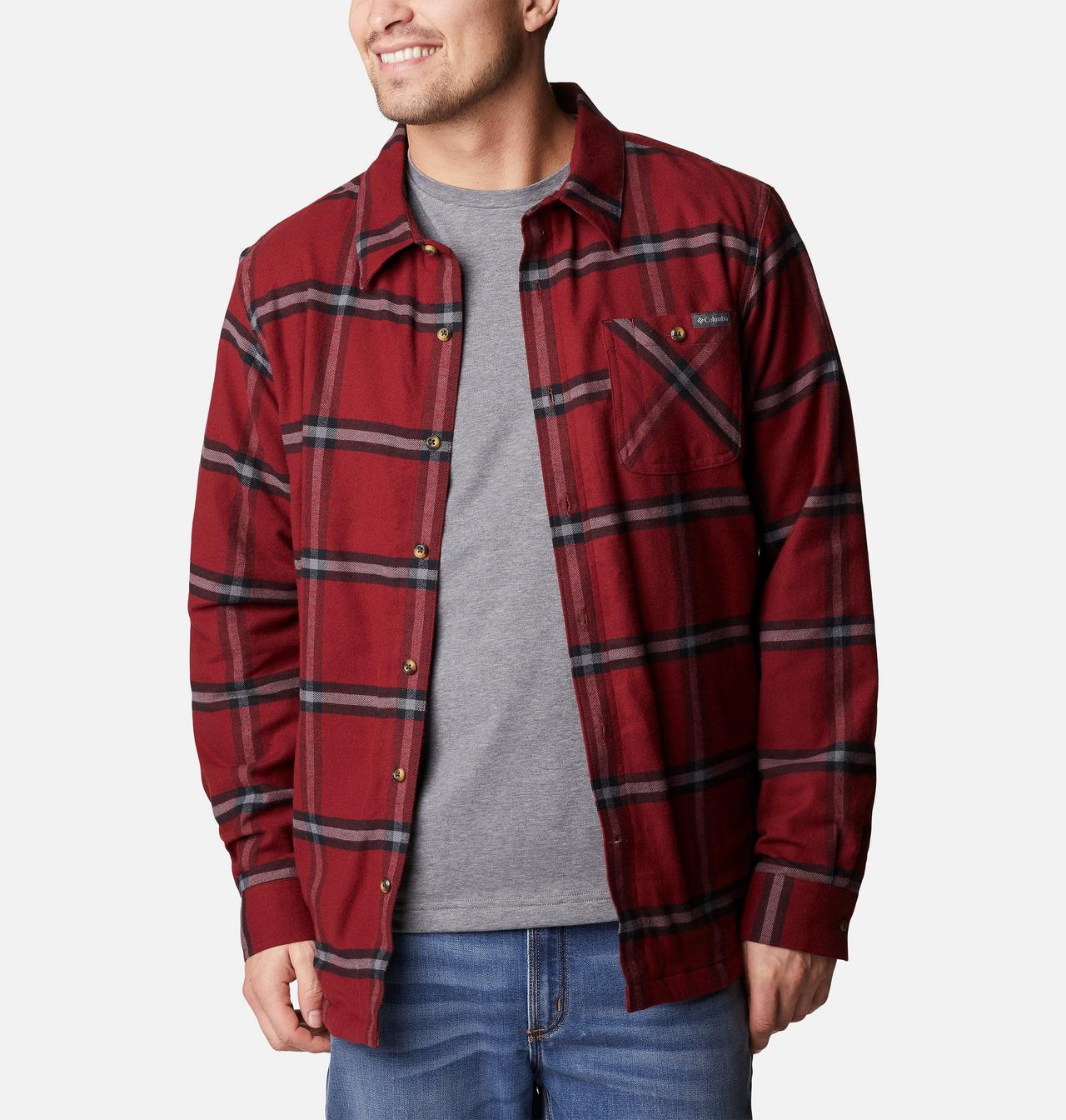 Men's Cornell Woods™ Fleece Lined Flannel Shirt 7