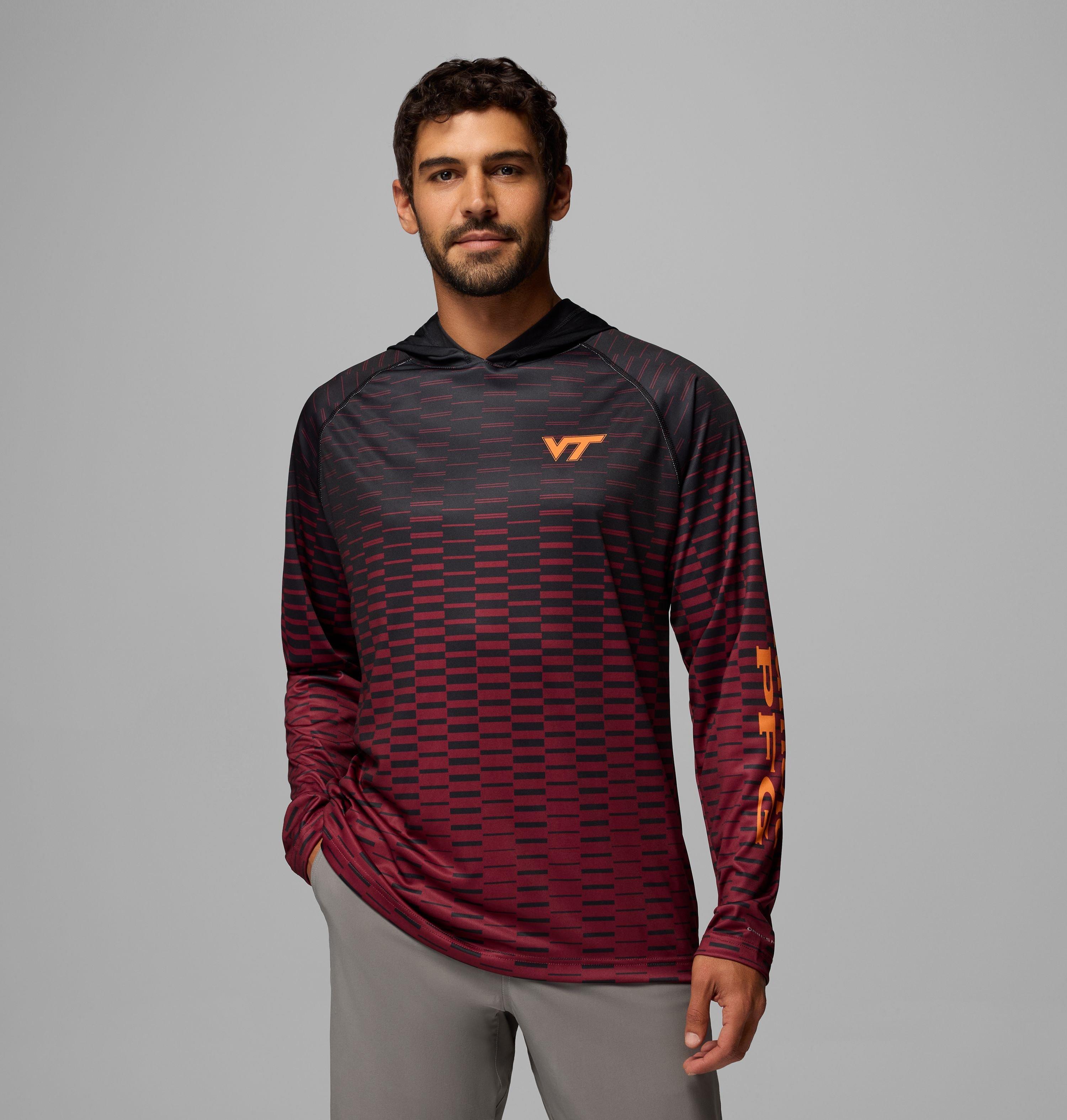 Columbia Men's Collegiate PFG Super Terminal Tackle Hoodie - Virginia Tech-