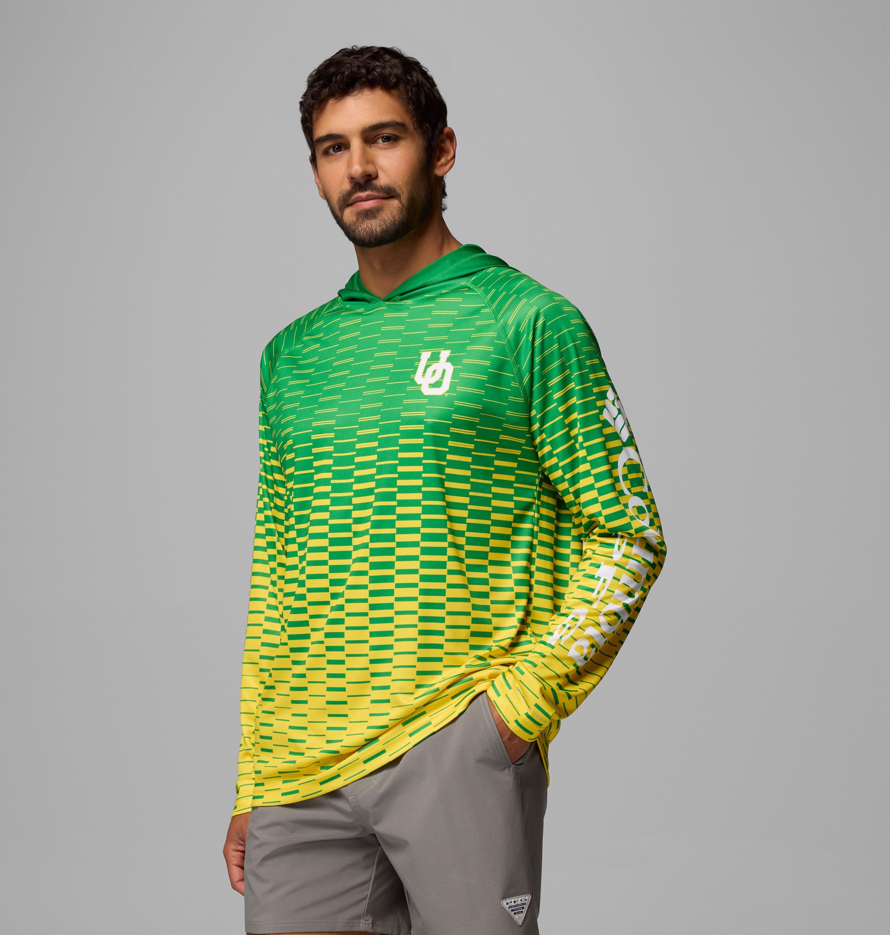 Men's Collegiate PFG Super Terminal Tackle Hoodie - Oregon 4