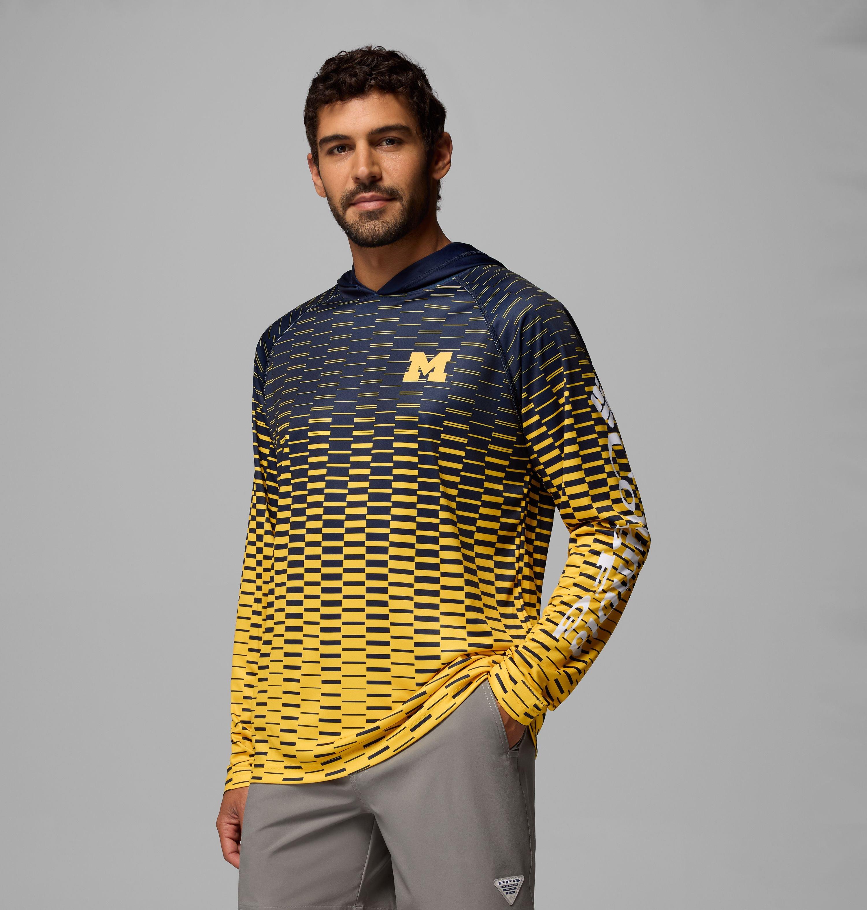 Men's Collegiate PFG Super Terminal Tackle Hoodie - Michigan 4