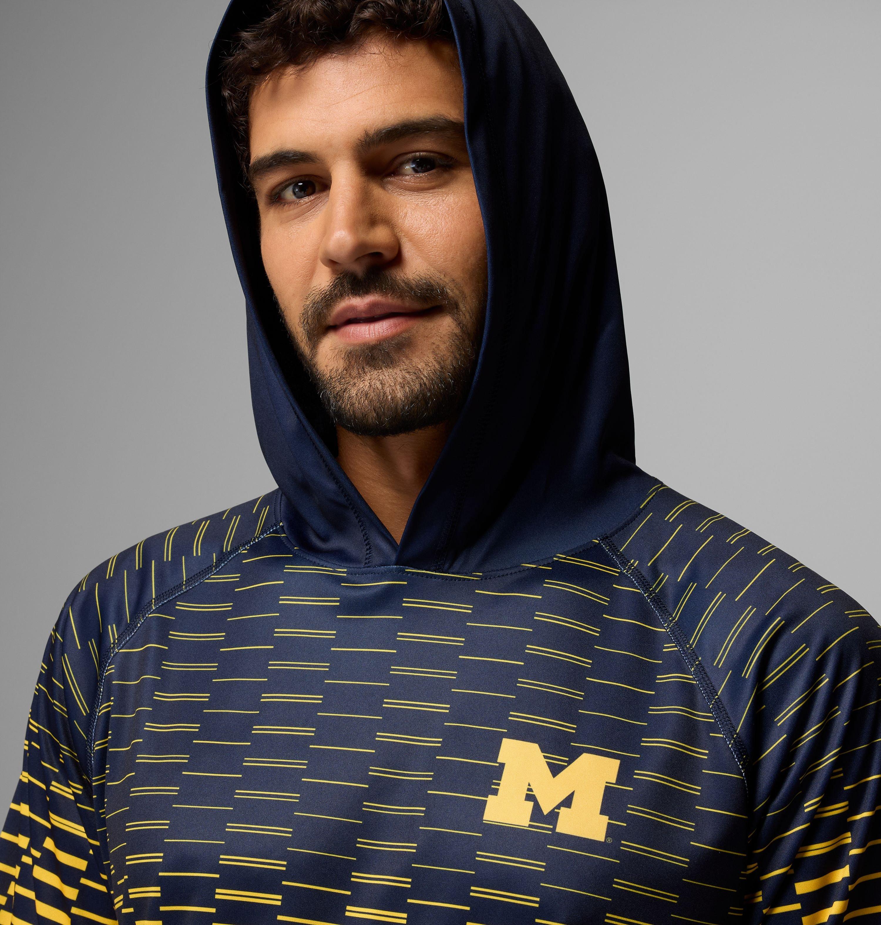 Men's Collegiate PFG Super Terminal Tackle Hoodie - Michigan 5