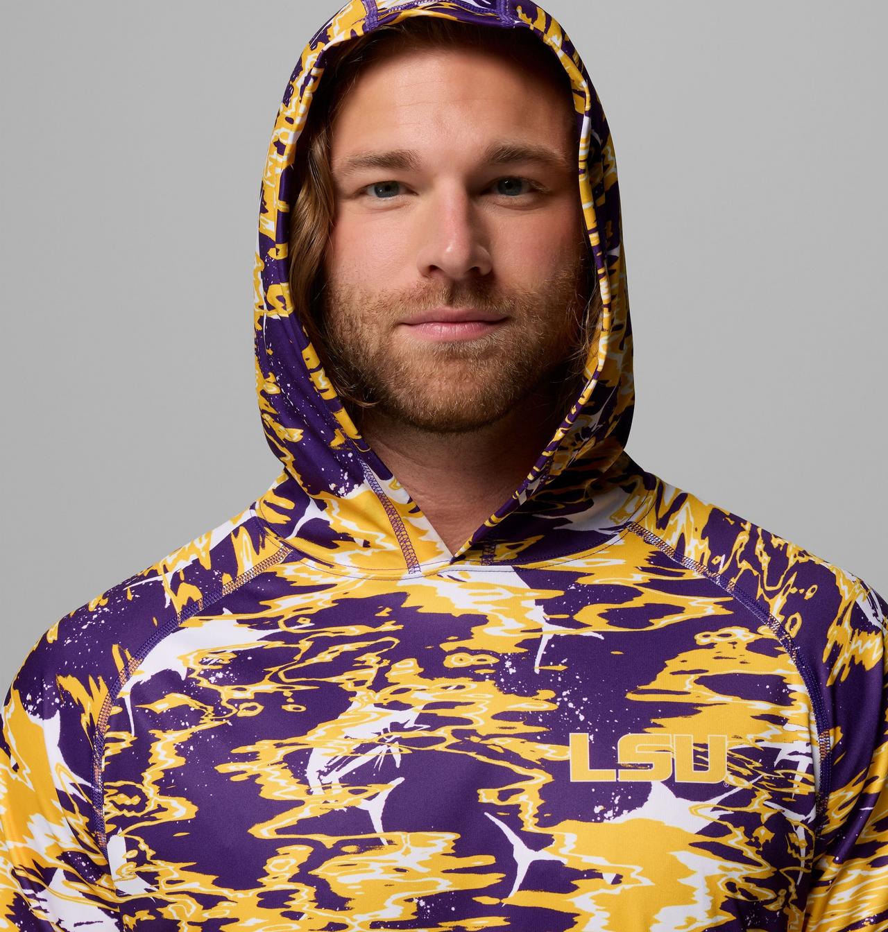 Men's Collegiate PFG Super Terminal Tackle™ Hoodie - Louisiana 4