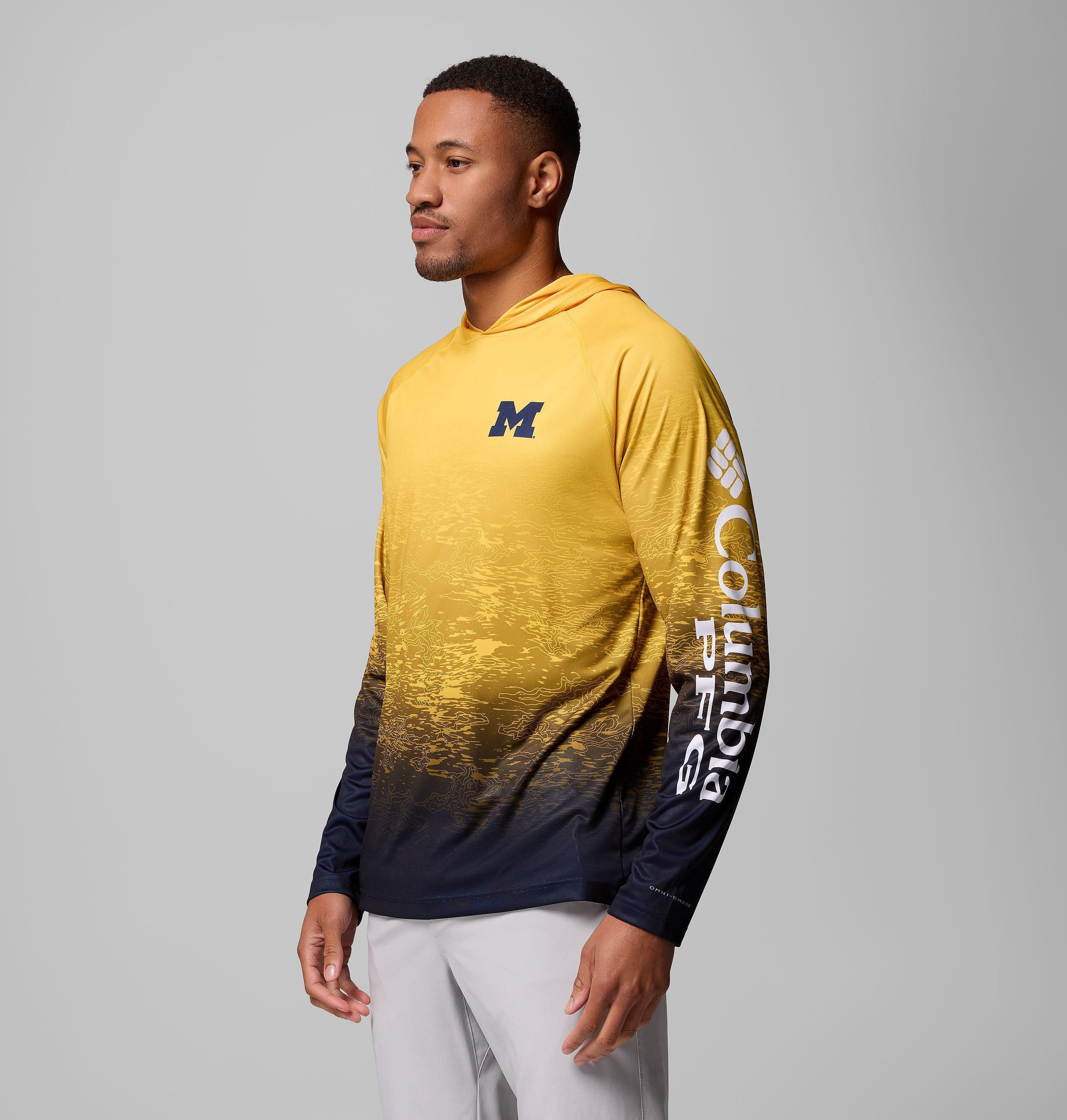 Men's Collegiate PFG Super Terminal Tackle Hoodie - Michigan 4