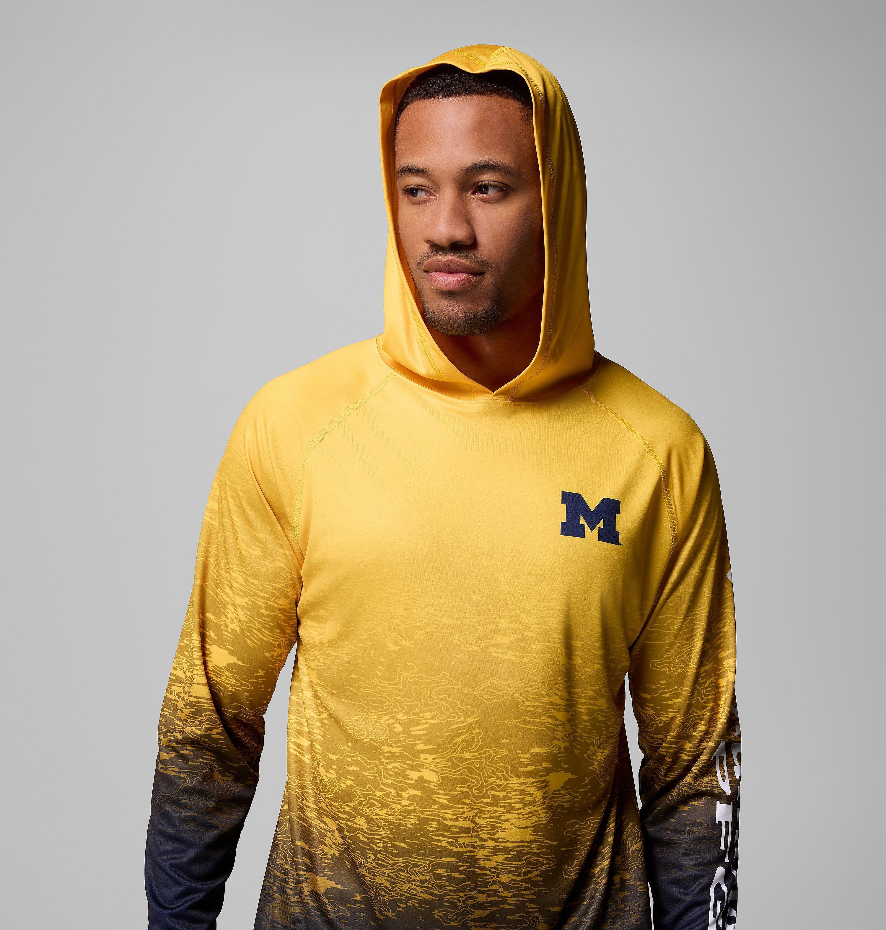 Men's Collegiate PFG Super Terminal Tackle Hoodie - Michigan 5