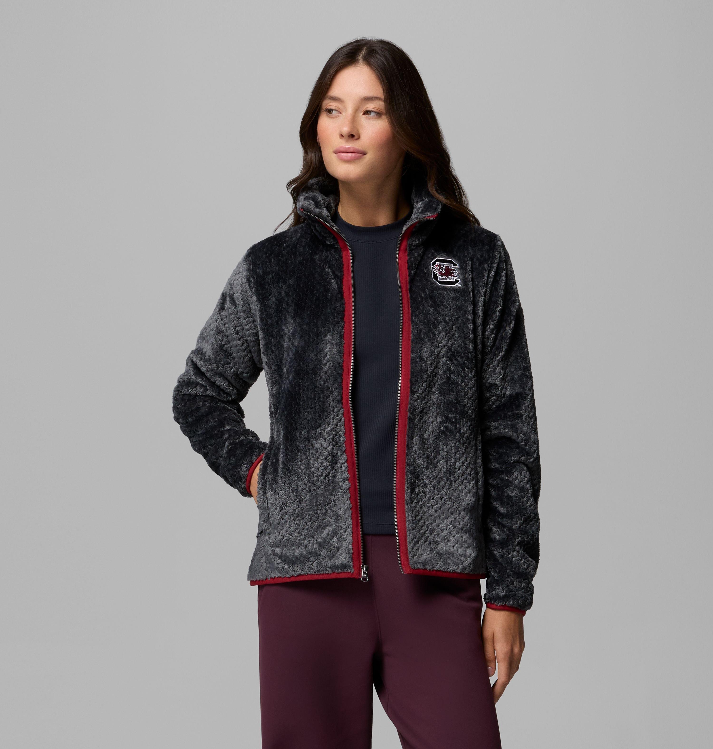 Women's Collegiate Fire Side II Sherpa Full Zip Fleece - South Carolina 5