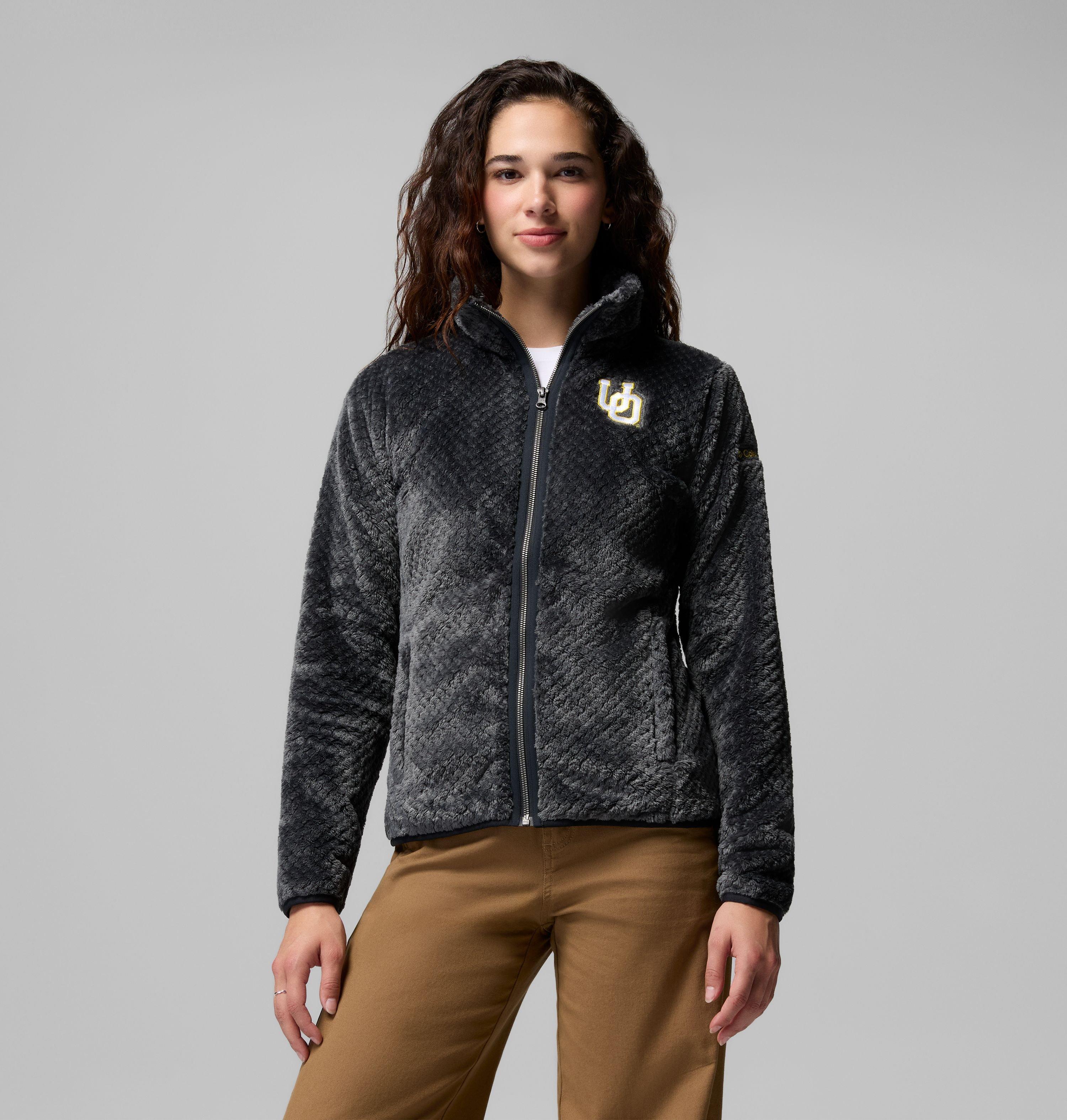 Columbia Women's Collegiate Fire Side II Sherpa Full Zip Fleece - Oregon-