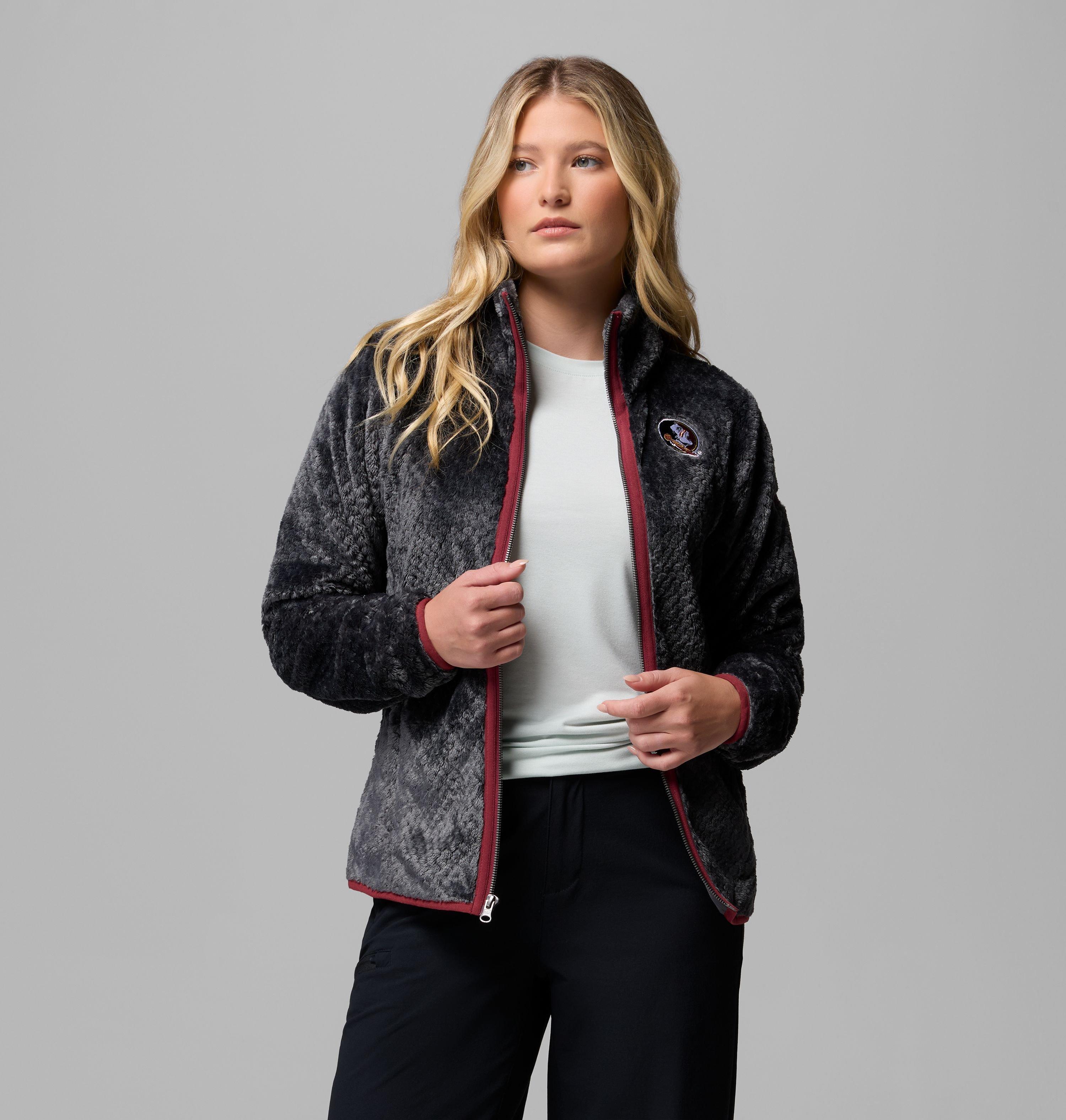 Women's Collegiate Fire Side II Sherpa Full Zip Fleece - Florida State 5