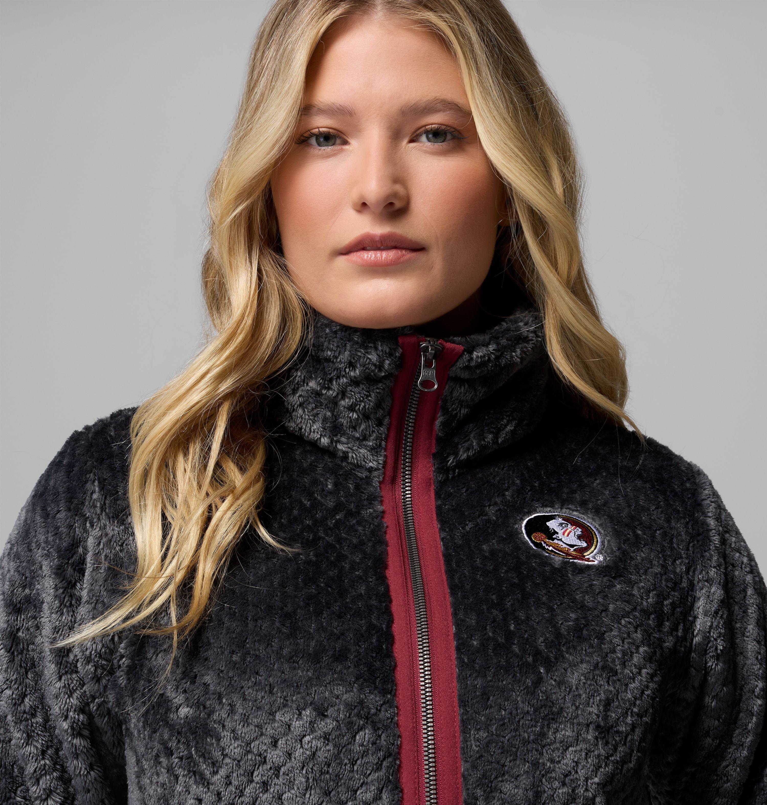 Women's Collegiate Fire Side II Sherpa Full Zip Fleece - Florida State 6