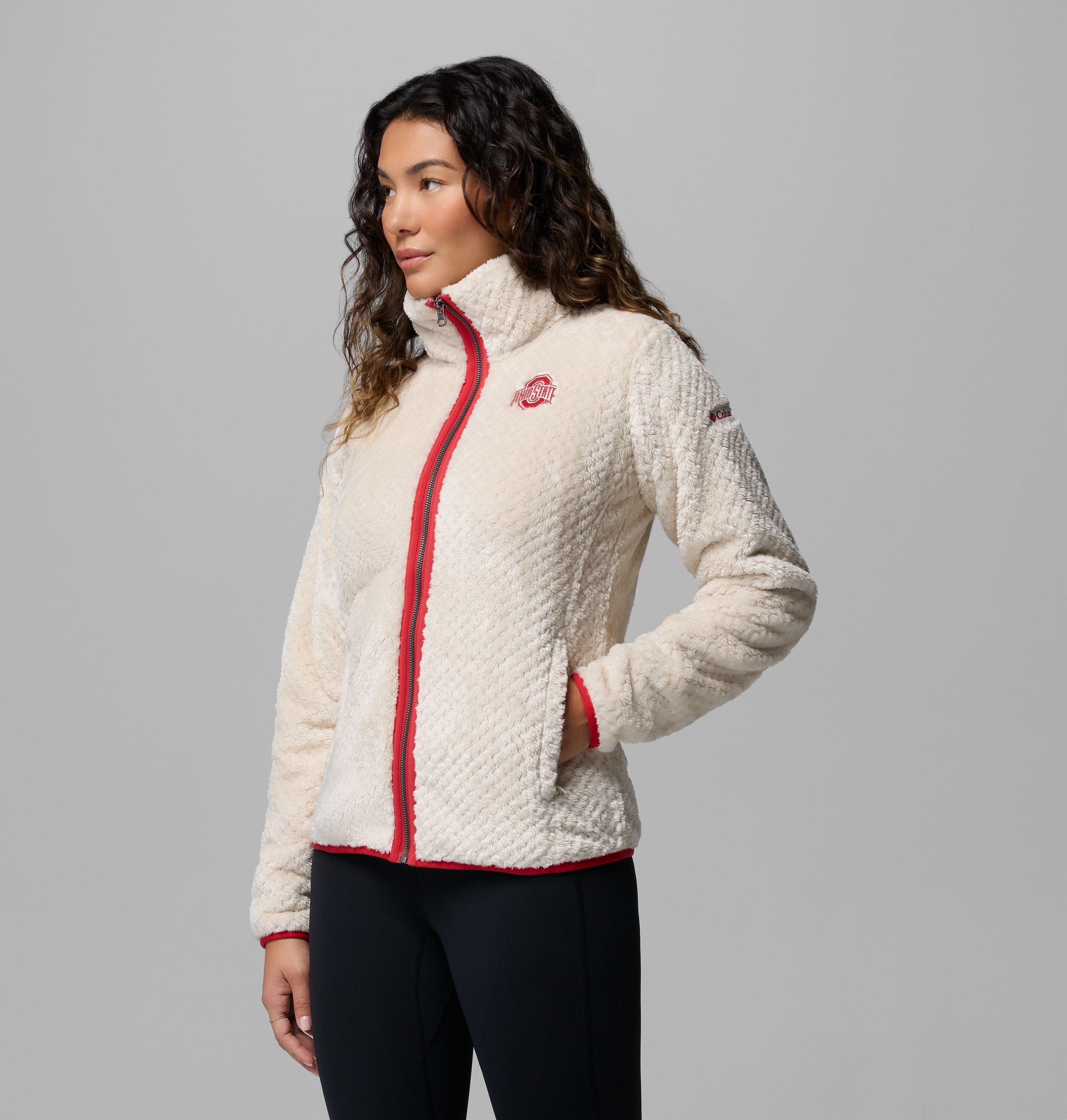 Women's Collegiate Fire Side II Sherpa Full Zip Fleece - Ohio State 4