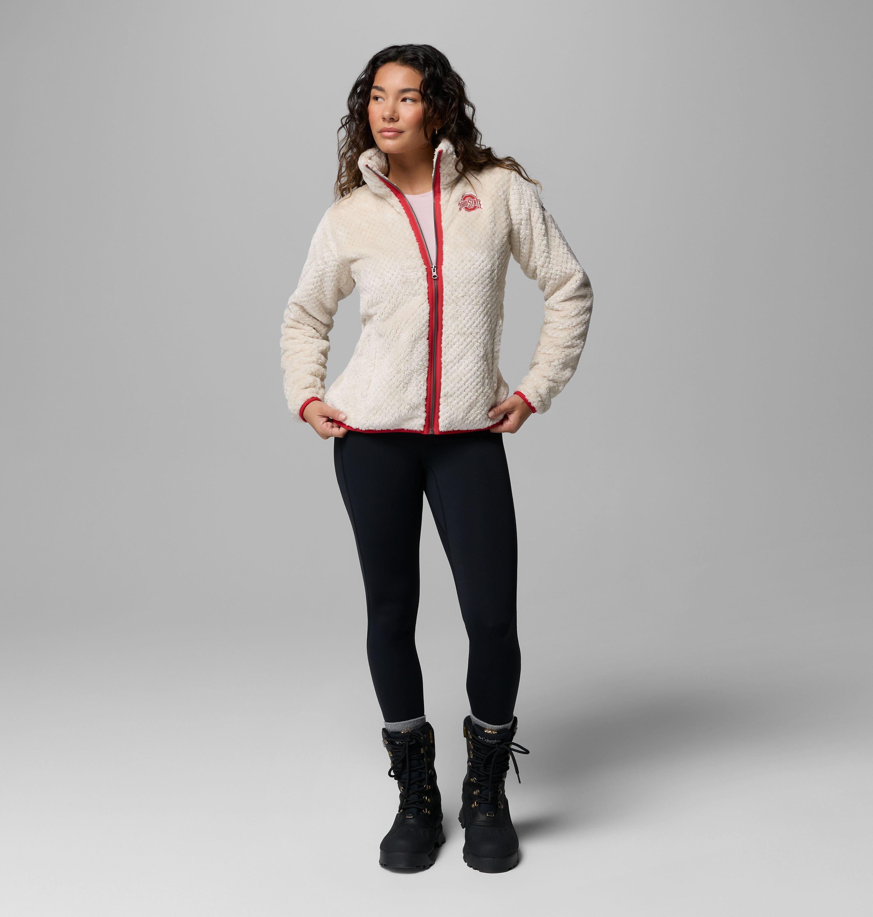 Women's Collegiate Fire Side II Sherpa Full Zip Fleece - Ohio State 2