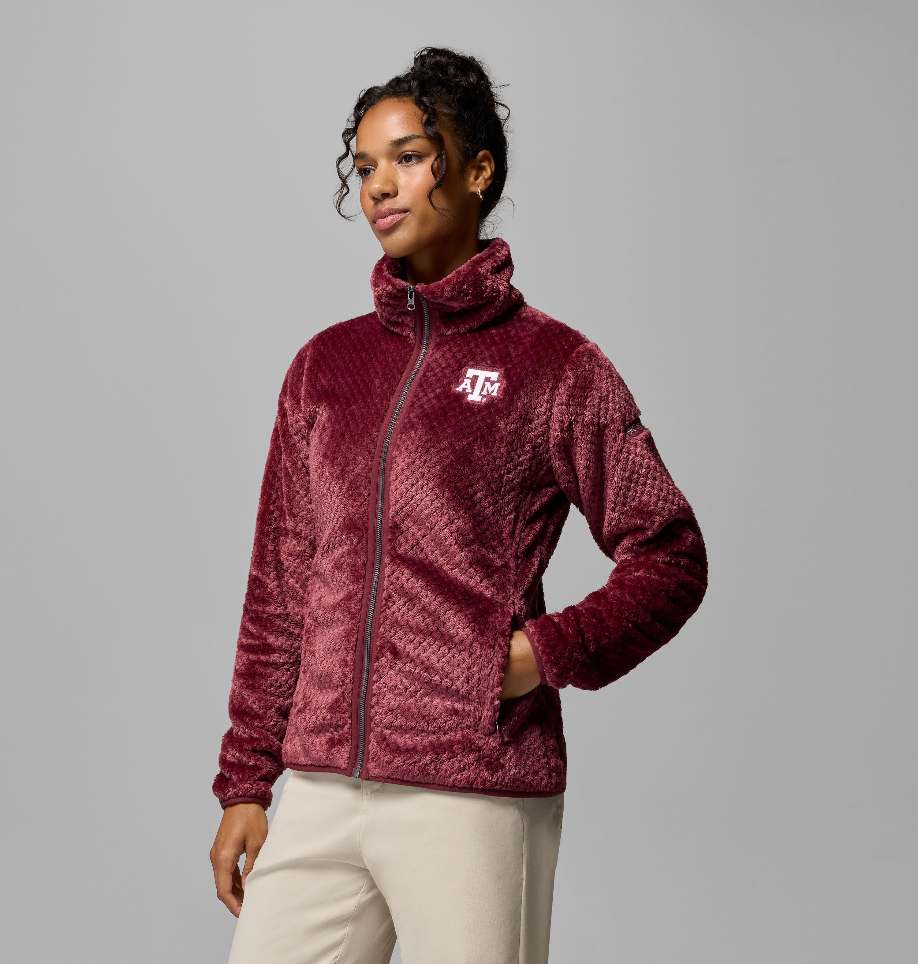 Women's Collegiate Fire Side II Sherpa Full Zip Fleece - Texas A&M 4