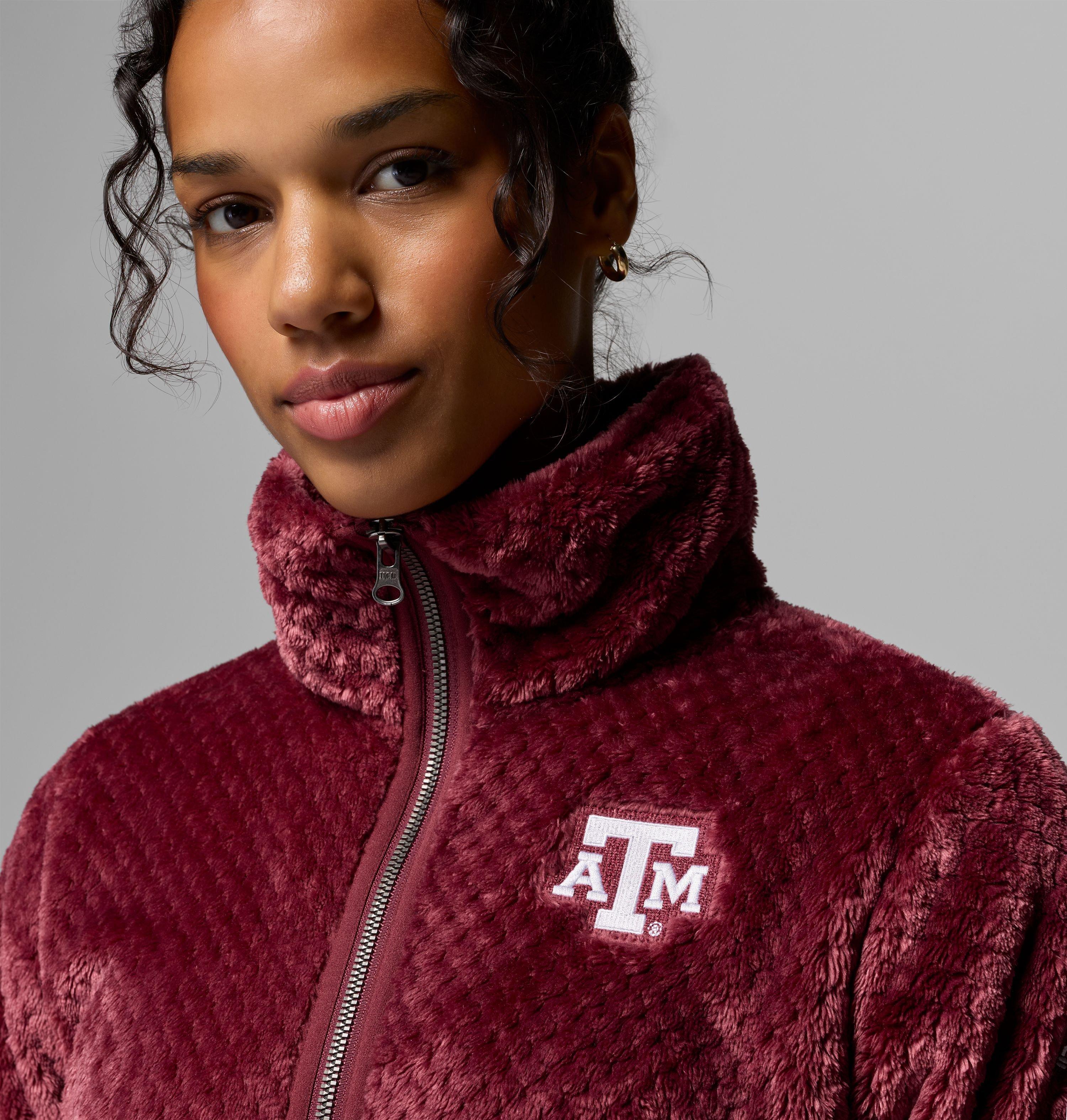 Women's Collegiate Fire Side II Sherpa Full Zip Fleece - Texas A&M 5