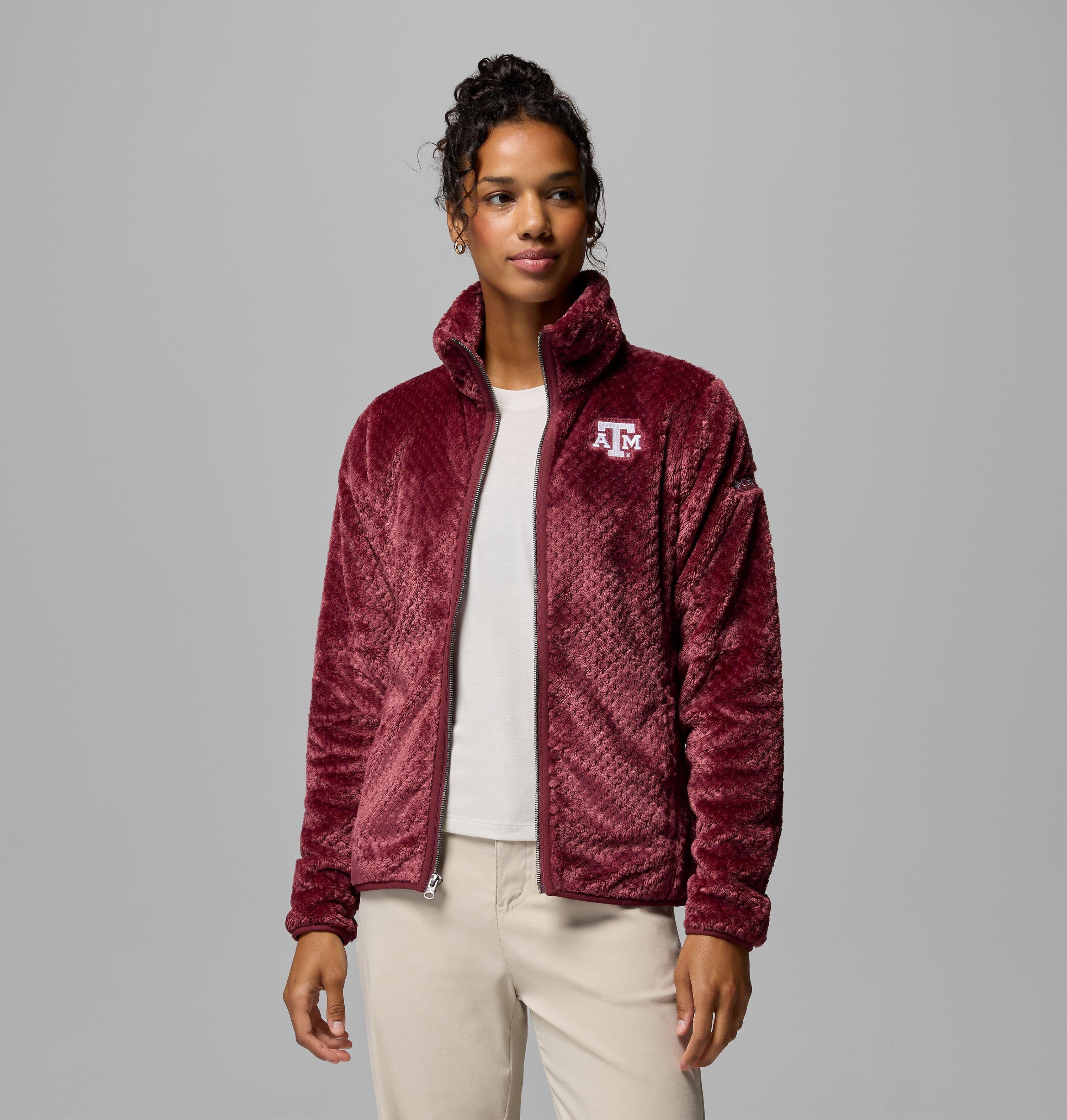 Women's Collegiate Fire Side II Sherpa Full Zip Fleece - Texas A&M 6