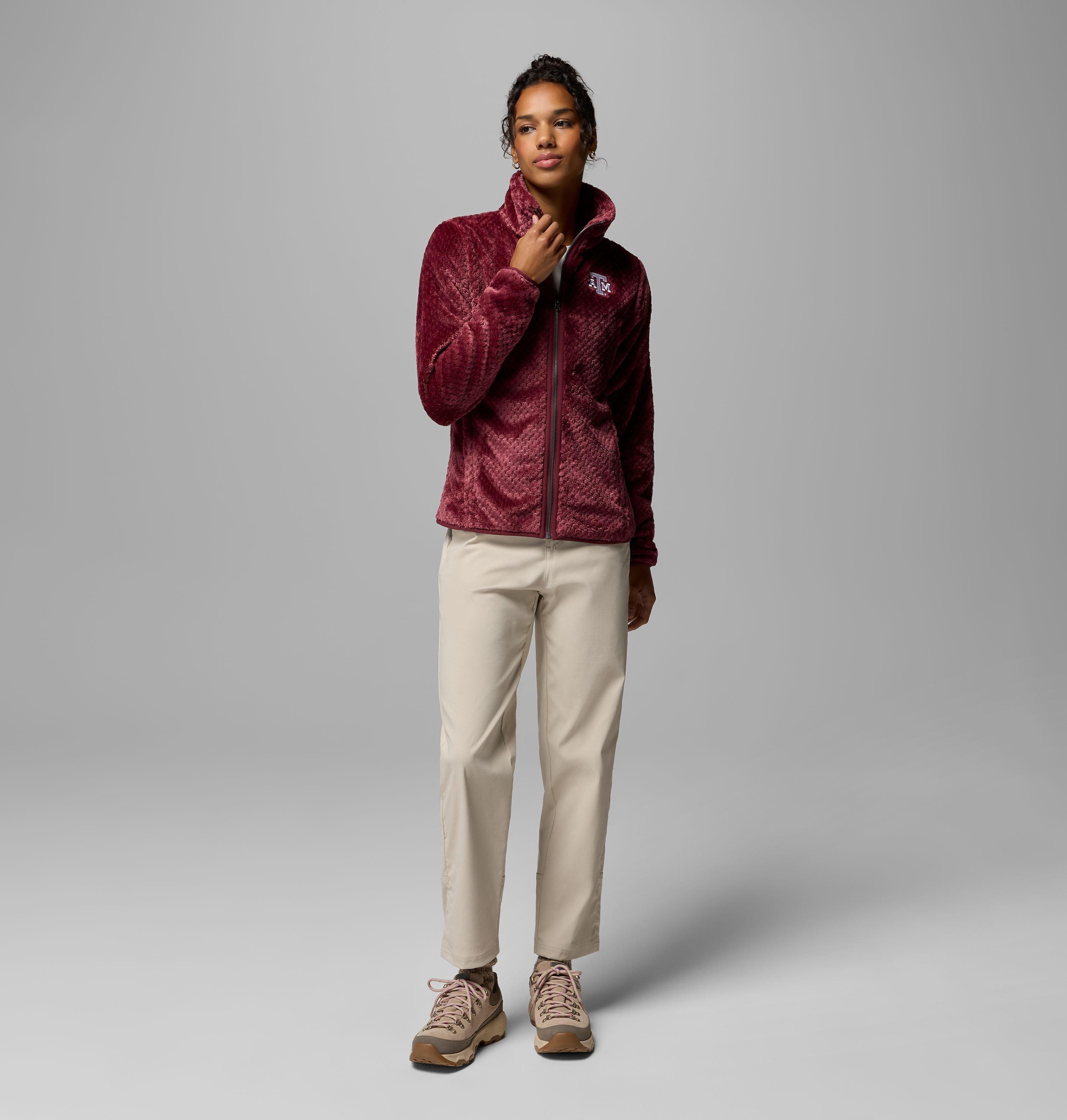 Women's Collegiate Fire Side II Sherpa Full Zip Fleece - Texas A&M 2