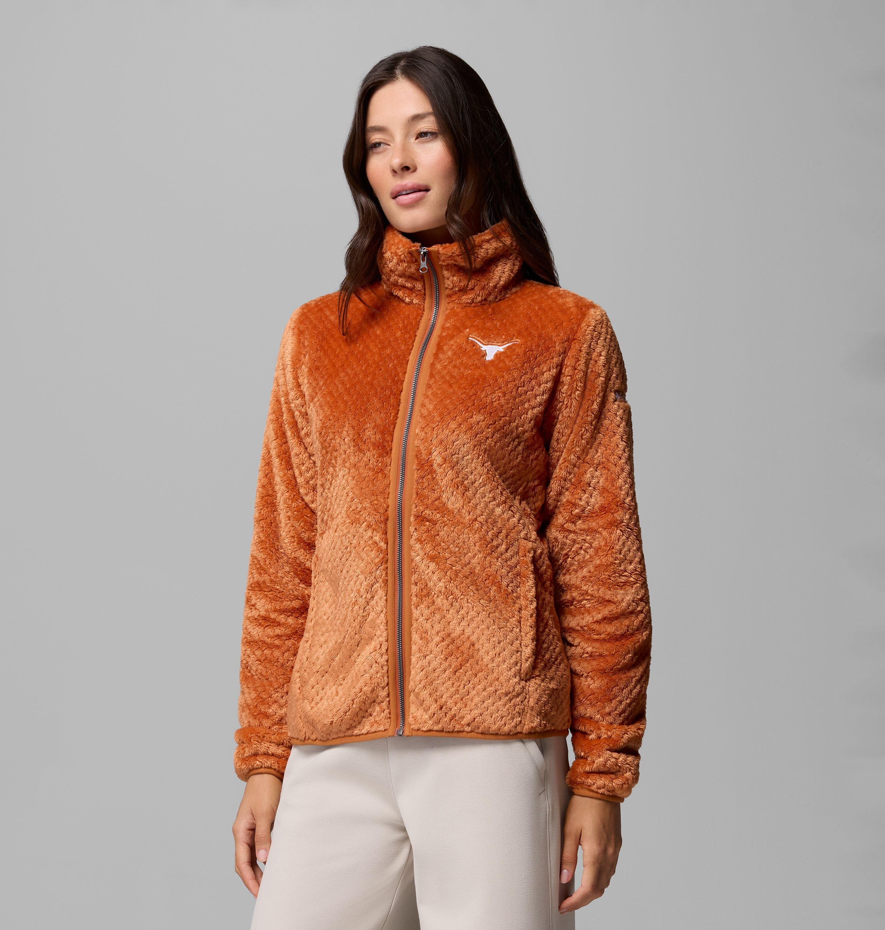 Women's Collegiate Fire Side II Sherpa Full Zip Fleece - Texas 4